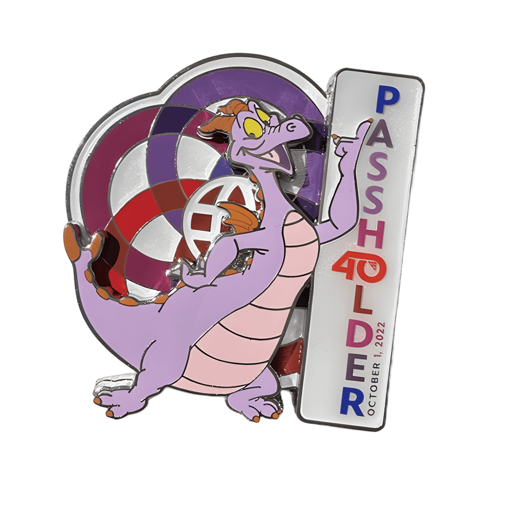 Figment w/ Epcot Logo (Annual Passholder) Disney pin