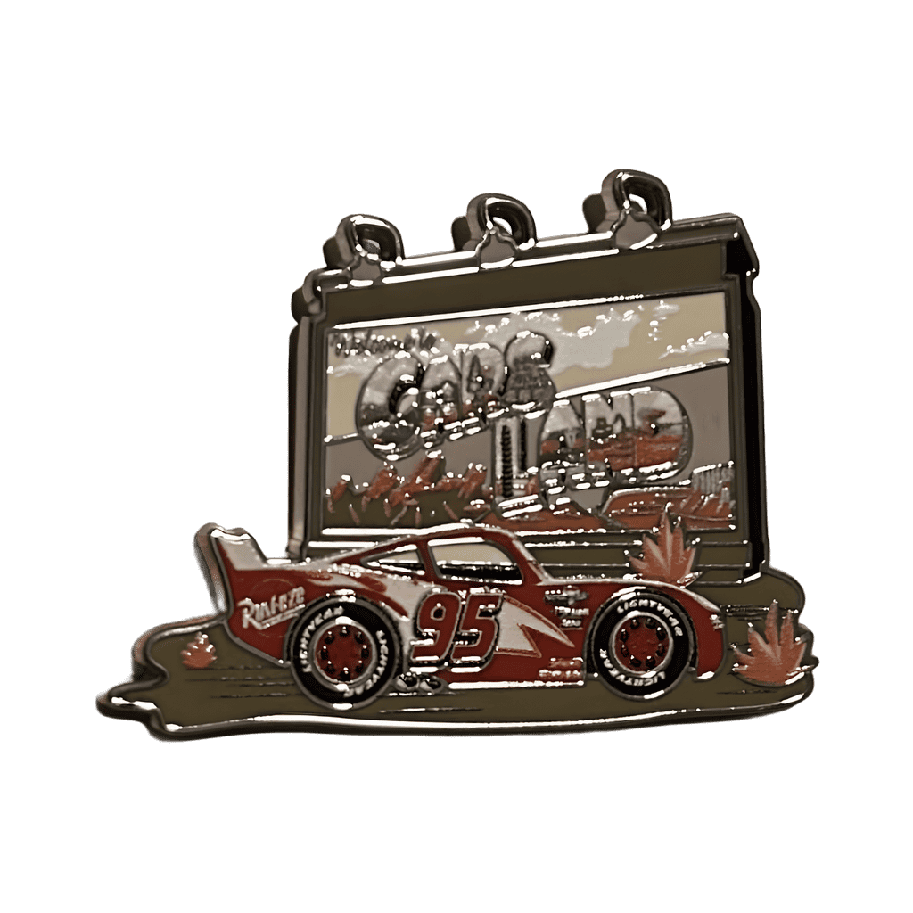 Lightning McQueen Cars Land Billboard Disney pin