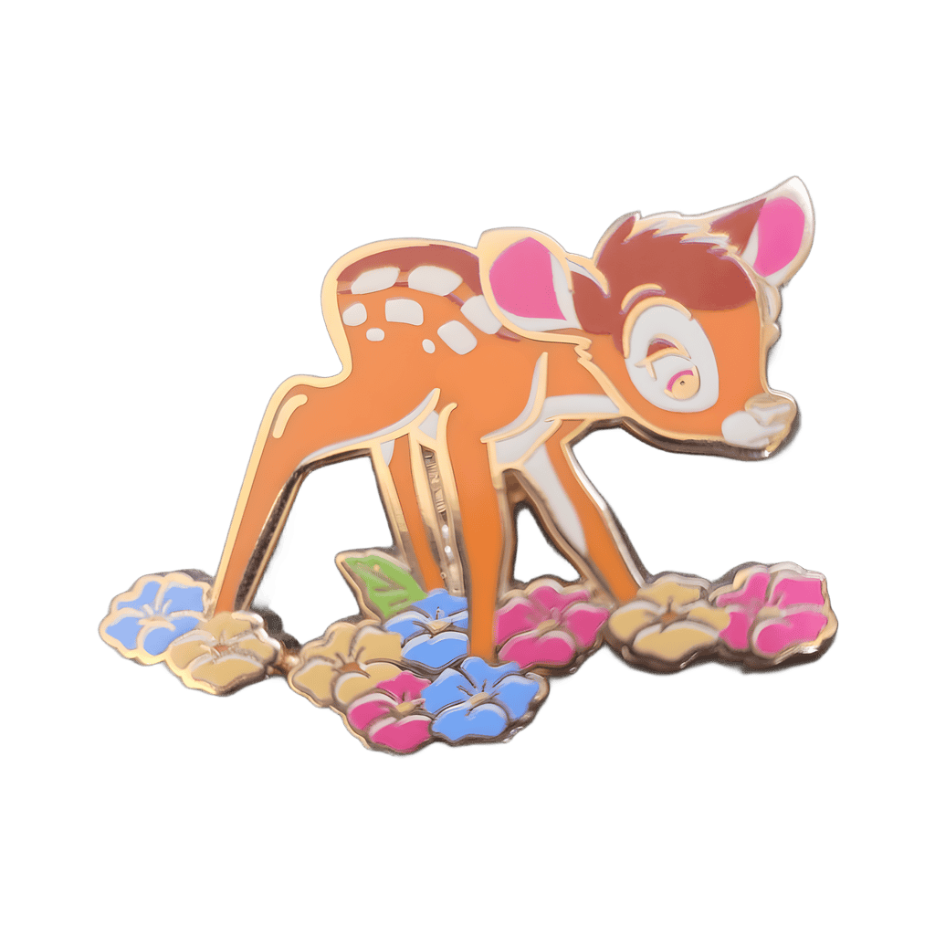 Bambi Smelling Flowers Disney pin