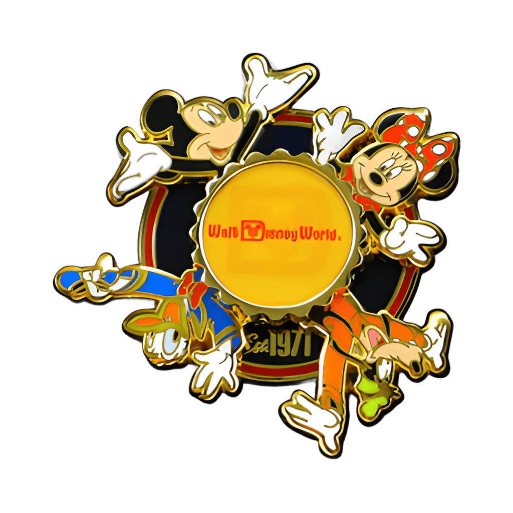 Mickey, Minnie, Donald and Goofy Disney pin