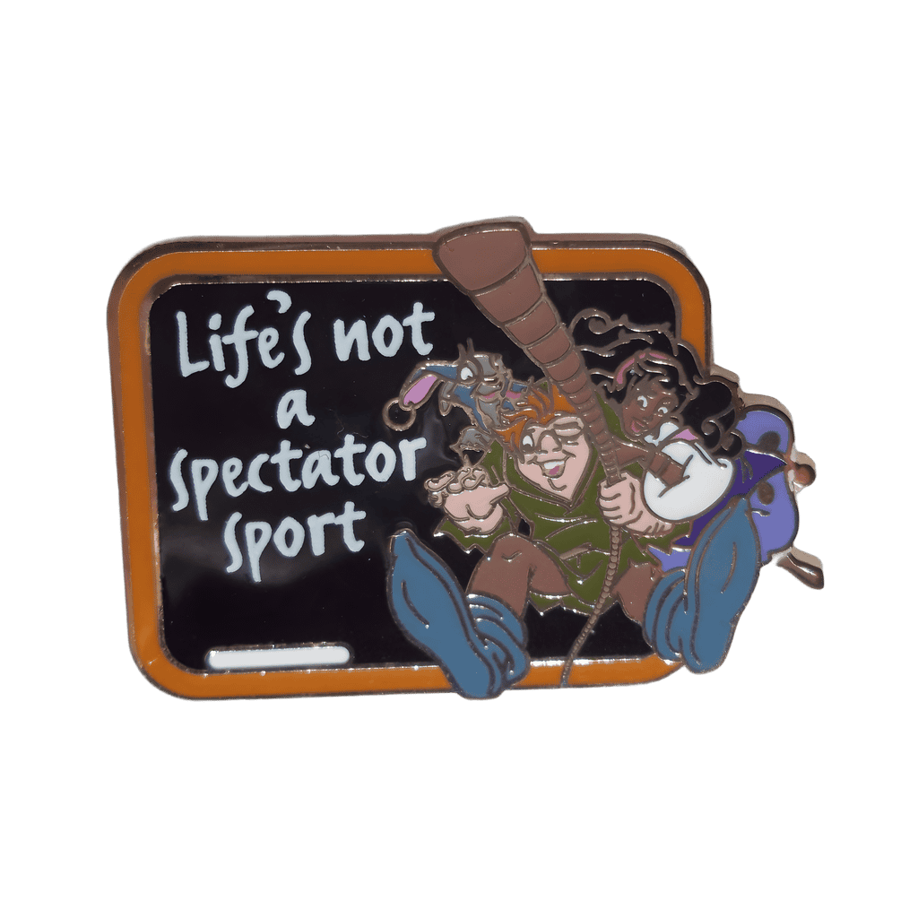 Quasimodo and Esmerelda Disney pin