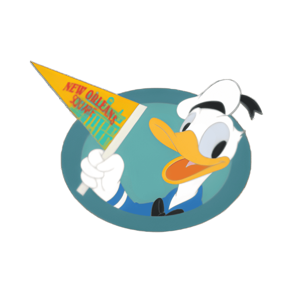 Vintage Pennants with Character Mystery Collection — Donald Duck Disney pin