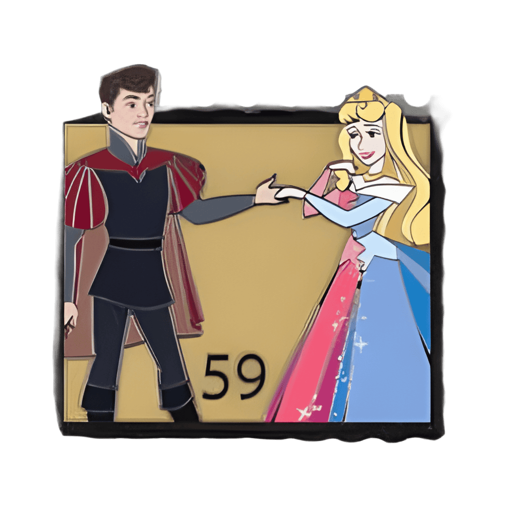 Aurora and Prince Phillip Disney pin