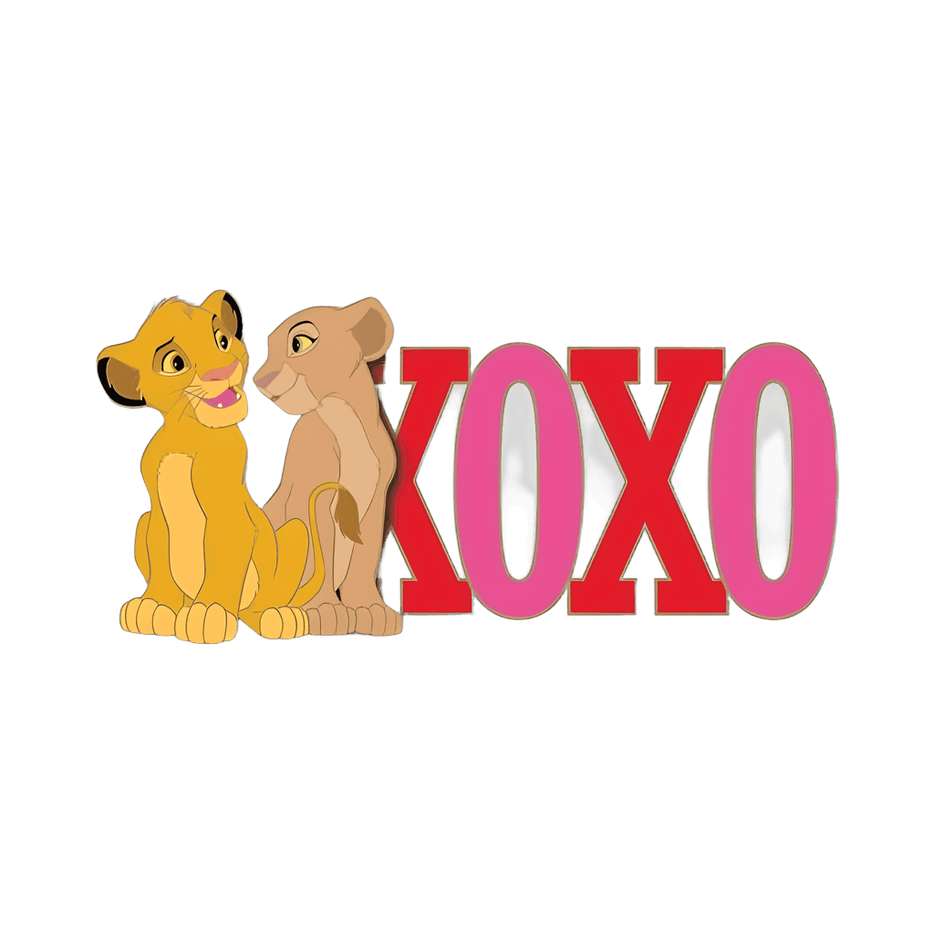 Simba and Nala Disney pin