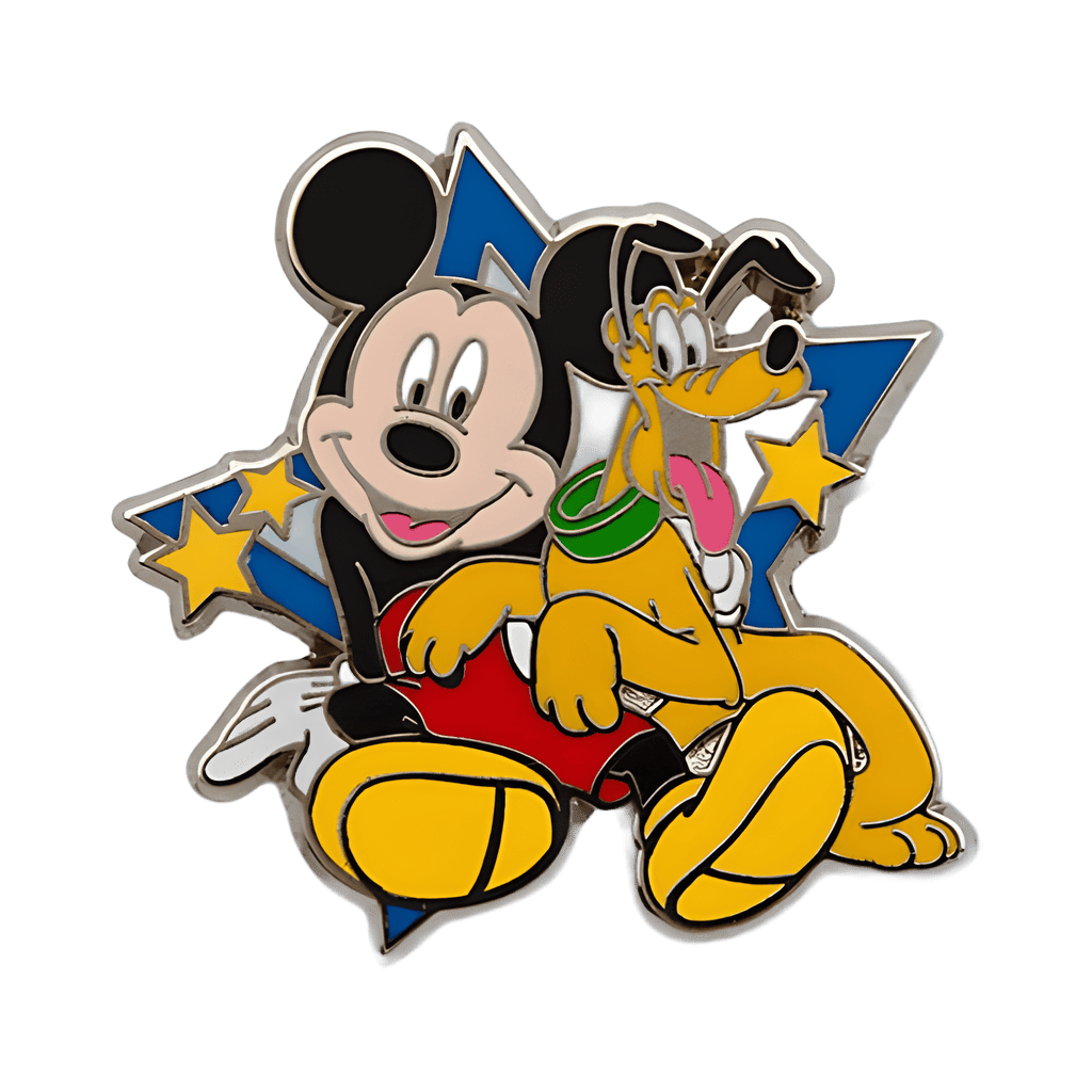 2014 Set — Mickey & Pluto Star Disney pin