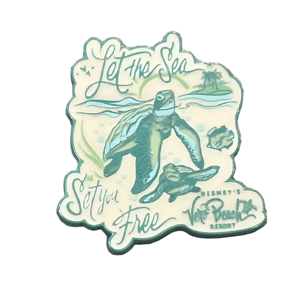 Let The Sea Set You Free Disney pin