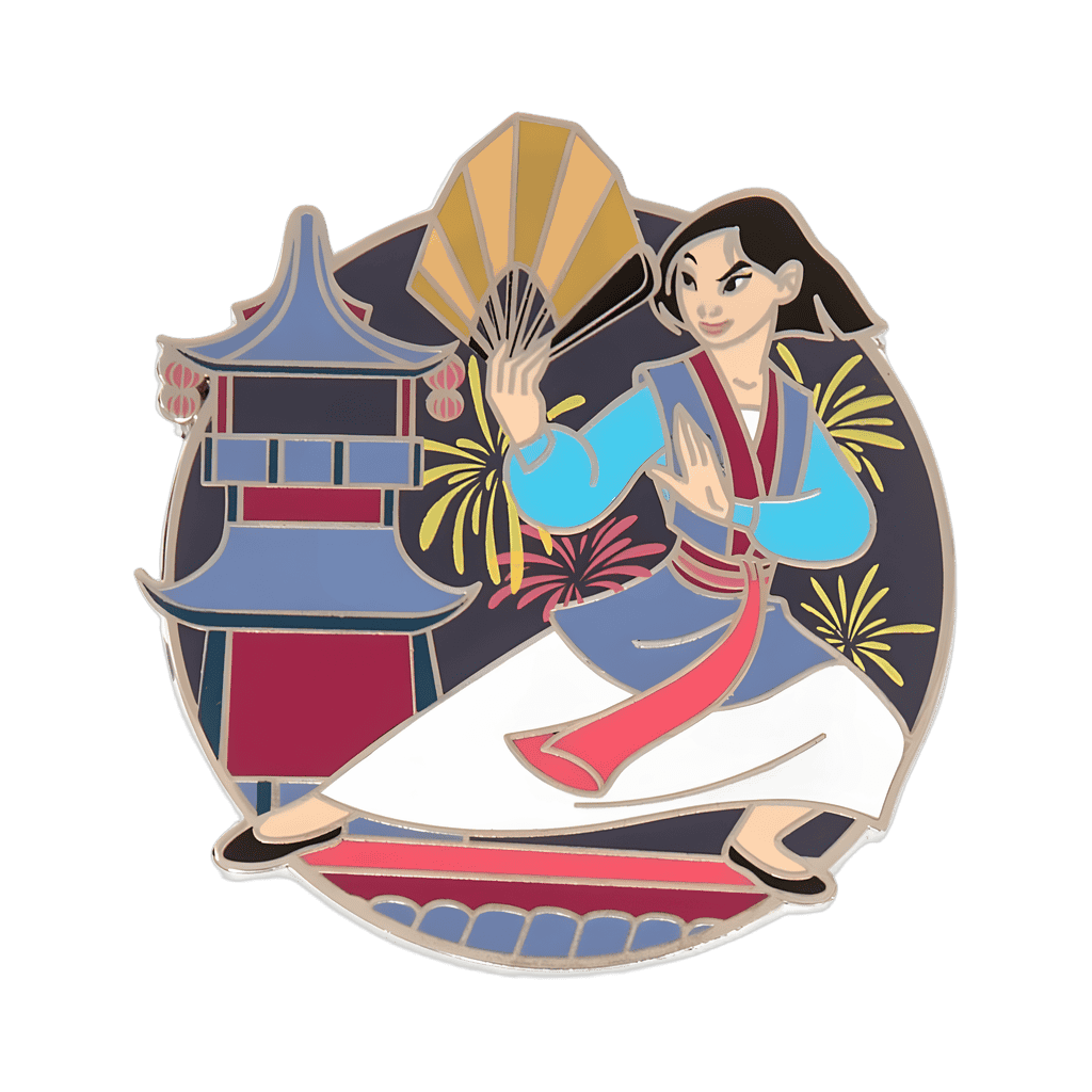 Mulan on the Palace Roof Disney pin