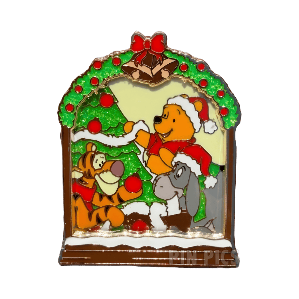 Pooh, Tigger, Eeyore - Decorating a Tree Disney pin