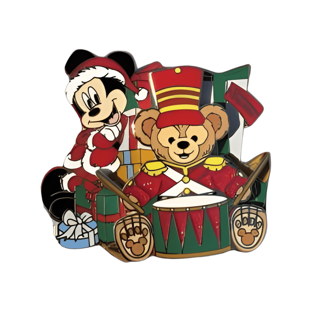 2020 Christmas Day - Mickey and Duffy Bear Disney pin