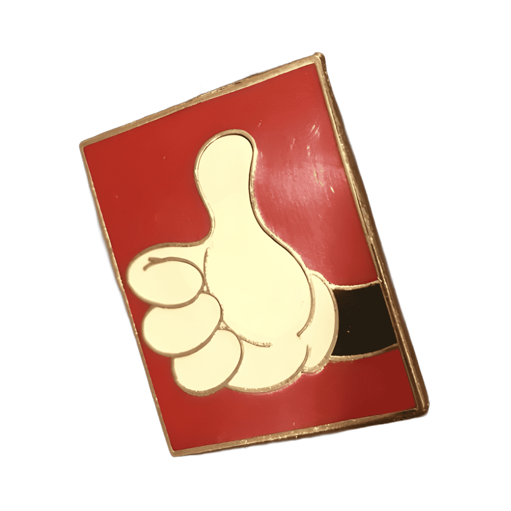 Mickey White Glove Thumbs Up Disney pin