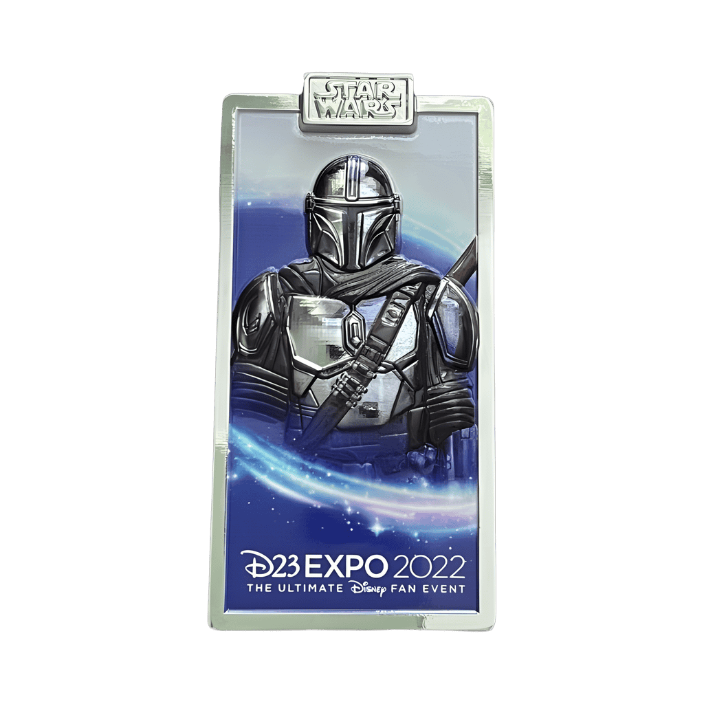 D23 Expo Star Wars Poster - Mandalorian Disney pin
