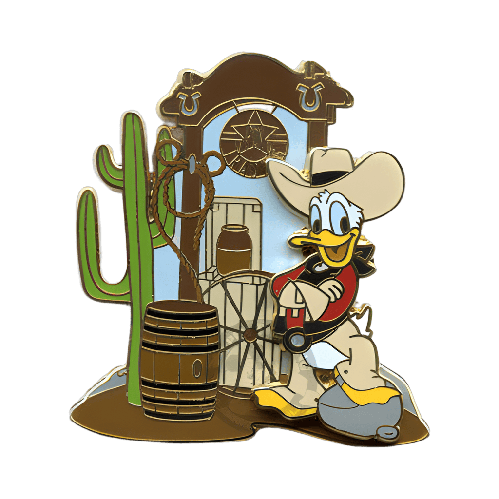 Western Donald Duck Disney pin