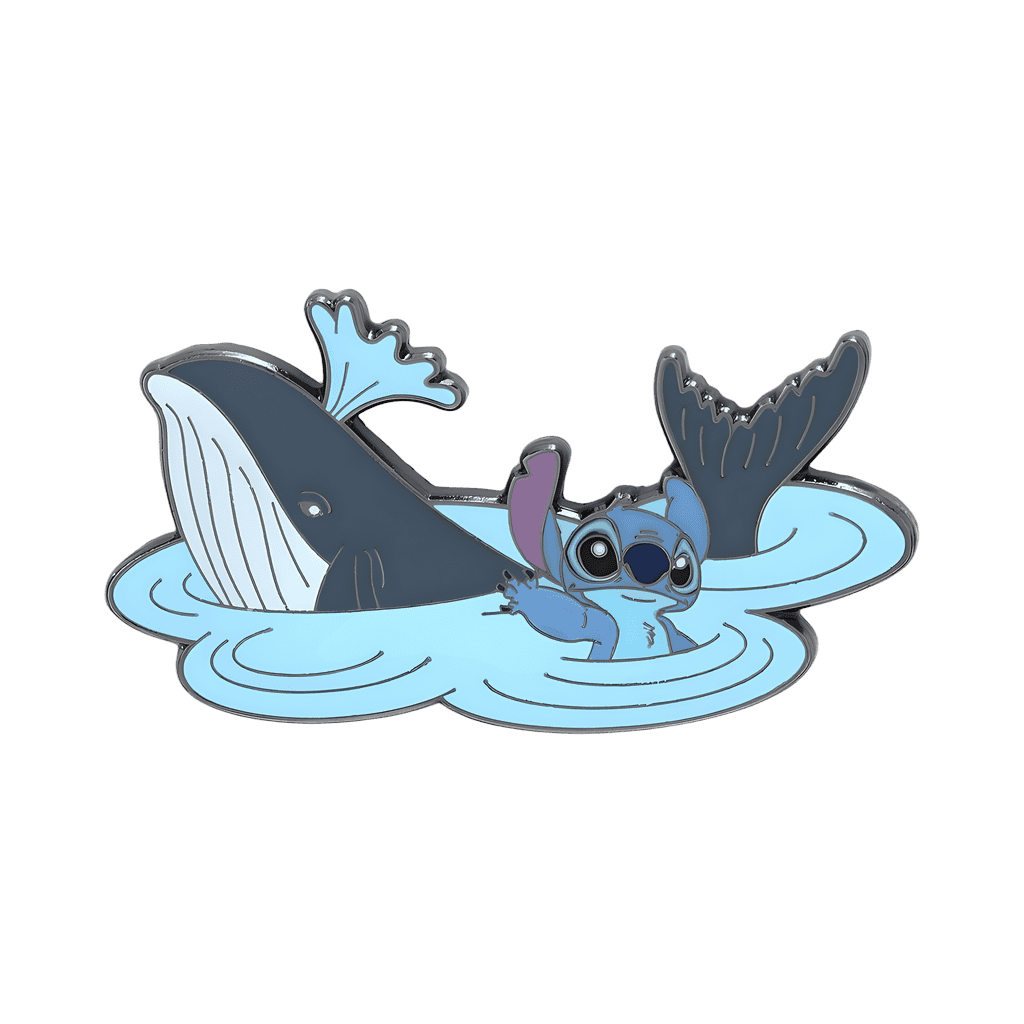 Stitch & Whale Disney pin