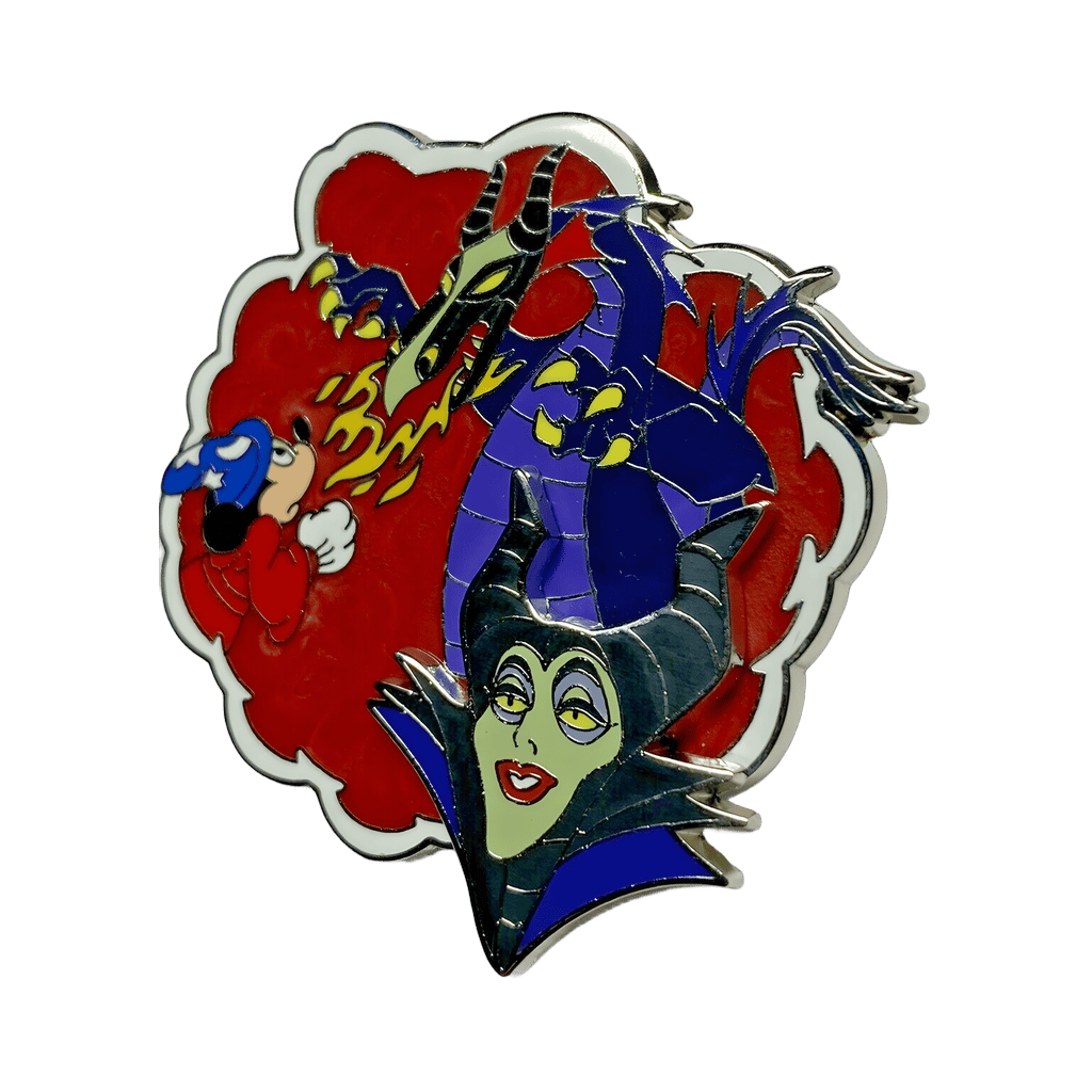 Maleficent and Sorcerer Mickey Disney pin
