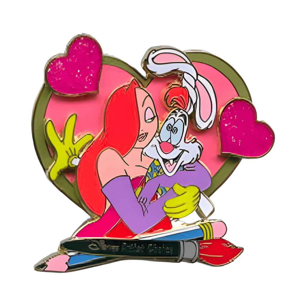 Roger and Jessica Disney pin