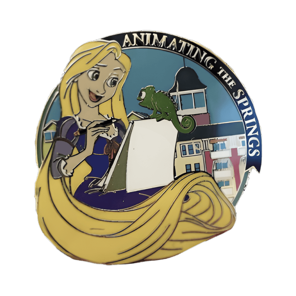 Animating the Springs - Tangled - Saratoga Springs Disney pin