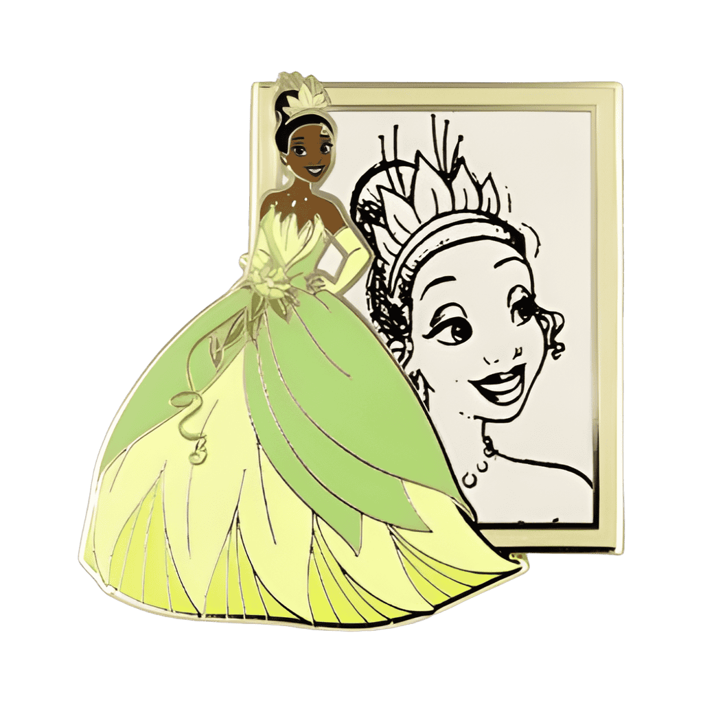 Tiana PALM Princess Royal Illustrations Disney pin