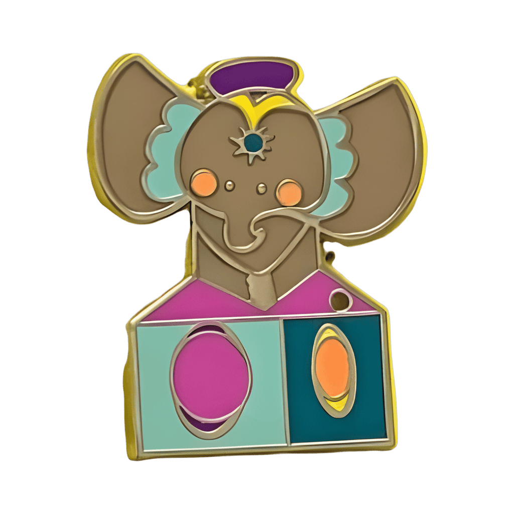 Indonesian Elephant Background Disney pin