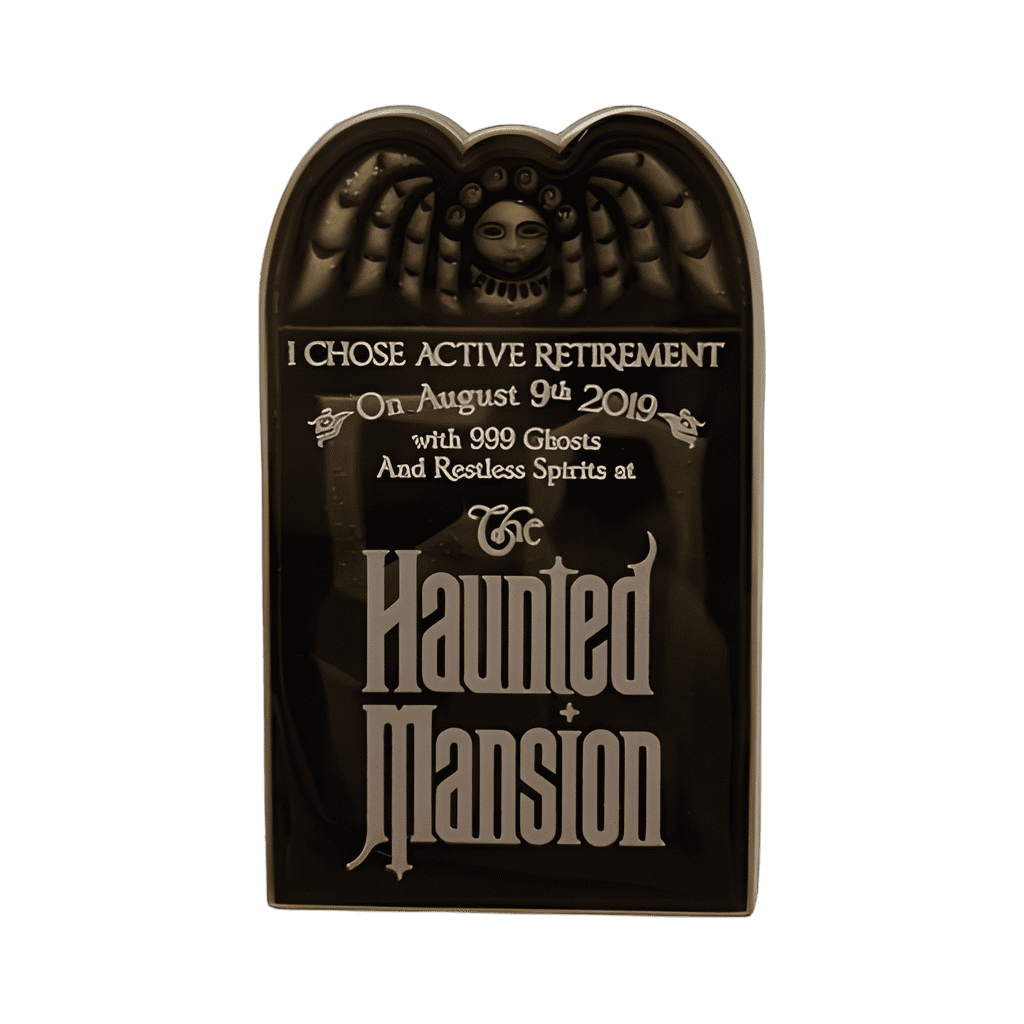 I Chose Active Retirement Disney pin