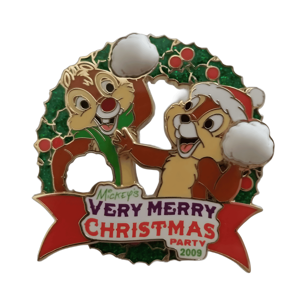 Chip and Dale Wreath Disney pin