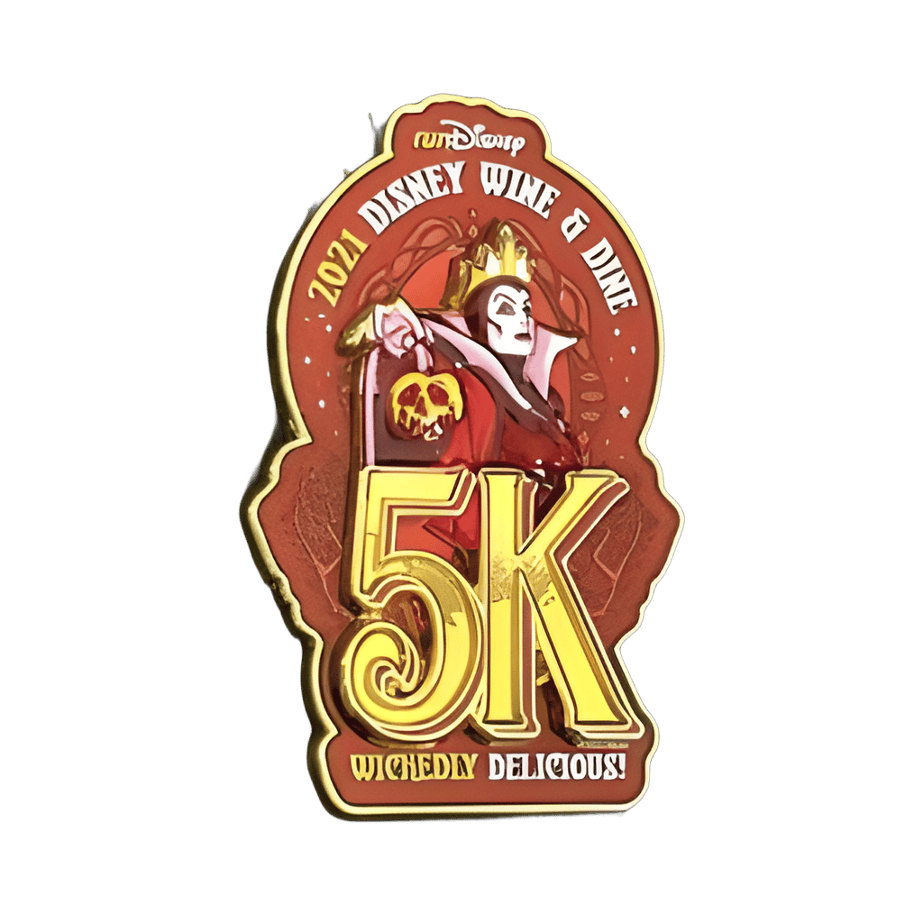 5k runDisney Wickedly Delicious Evil Queen Disney pin