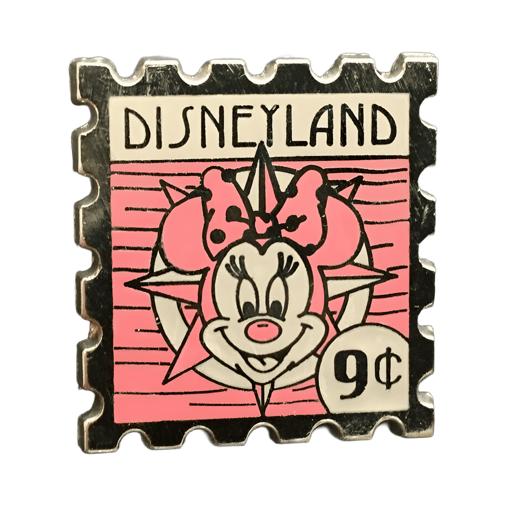 Disneyland Minnie 9¢ stamp Disney pin