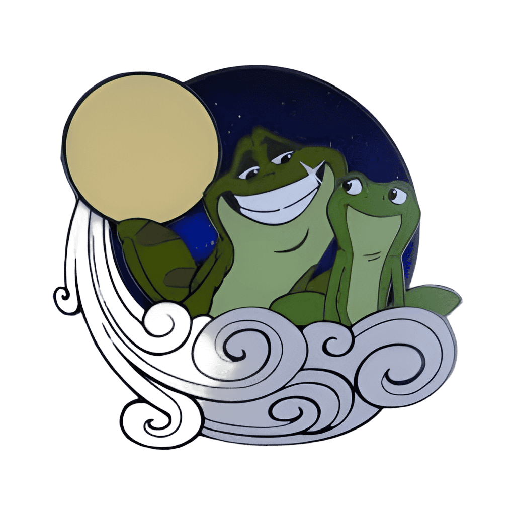 Frog Naveen & Tiana Disney pin