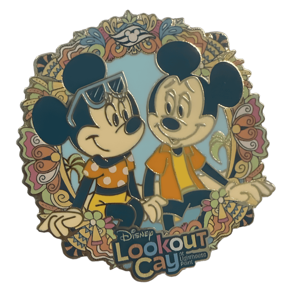 Lookout Cay Mickey & Minney Disney pin
