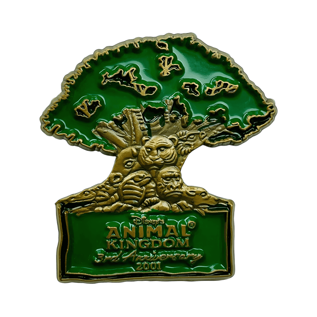 3rd Anniversary Sculpted Logo Disney pin