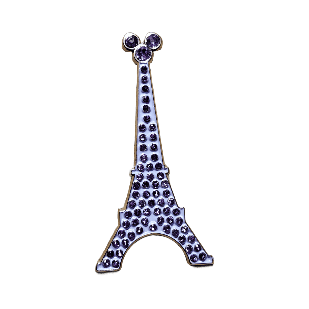 Purple Rhinestone Disney pin
