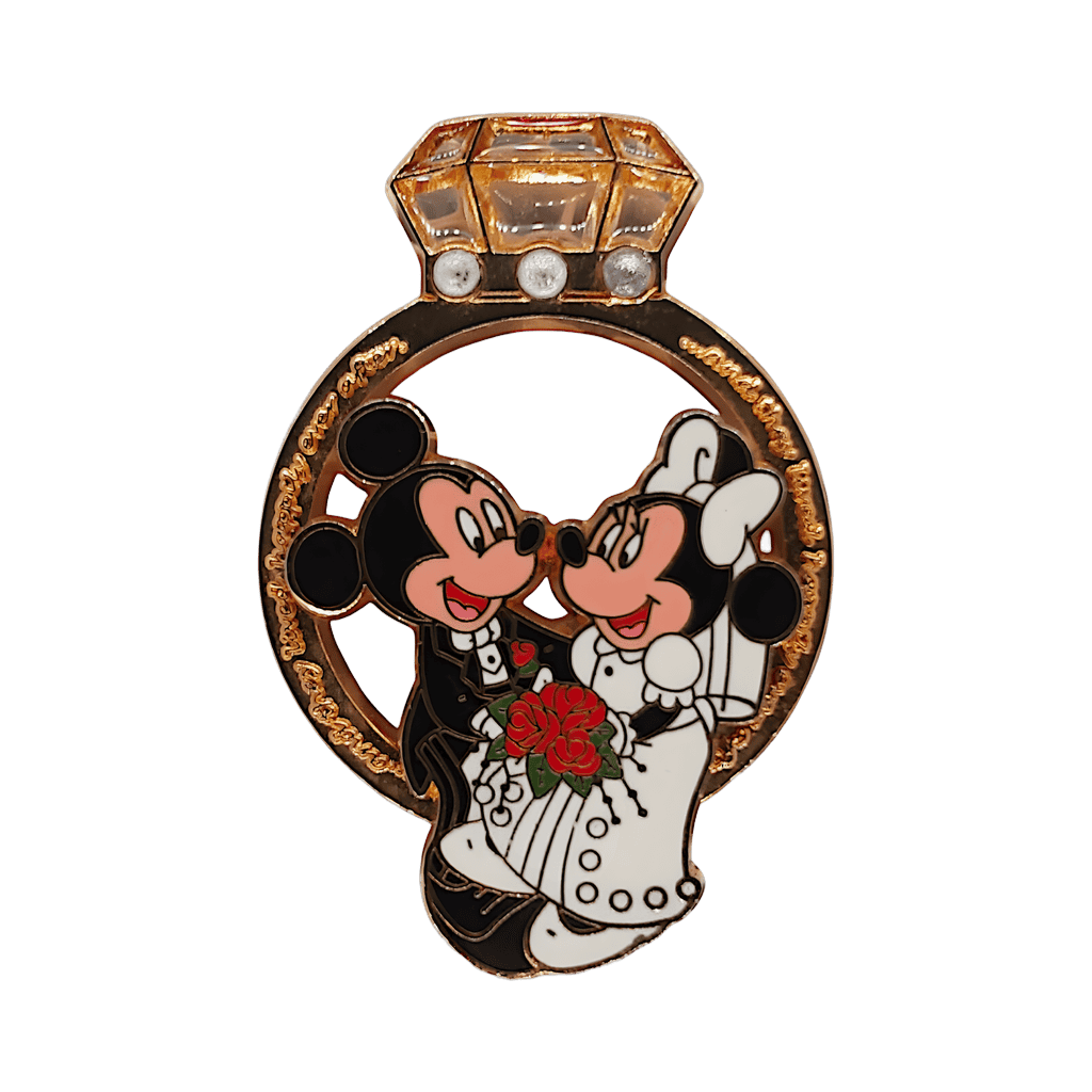 Mickey and Minnie Wedding Ring Disney pin