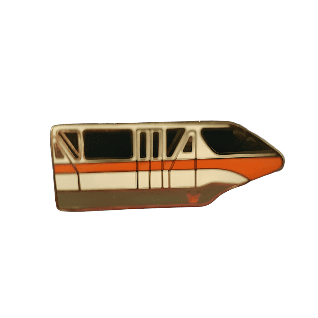 Monorail Orange Disney pin