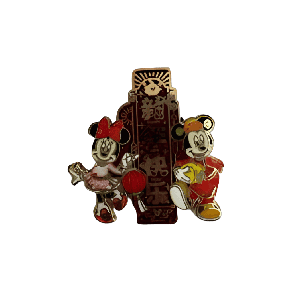 Mickey and Minnie Mouse Disney pin