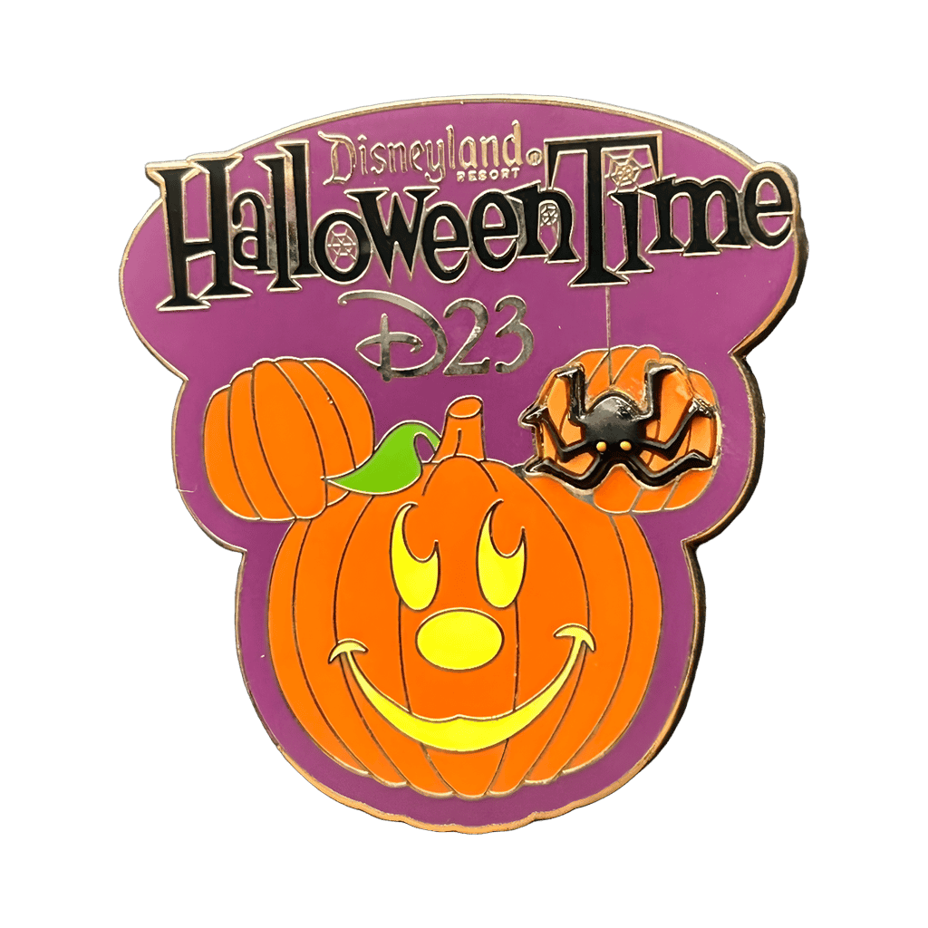 D23 pumpkin Disney pin