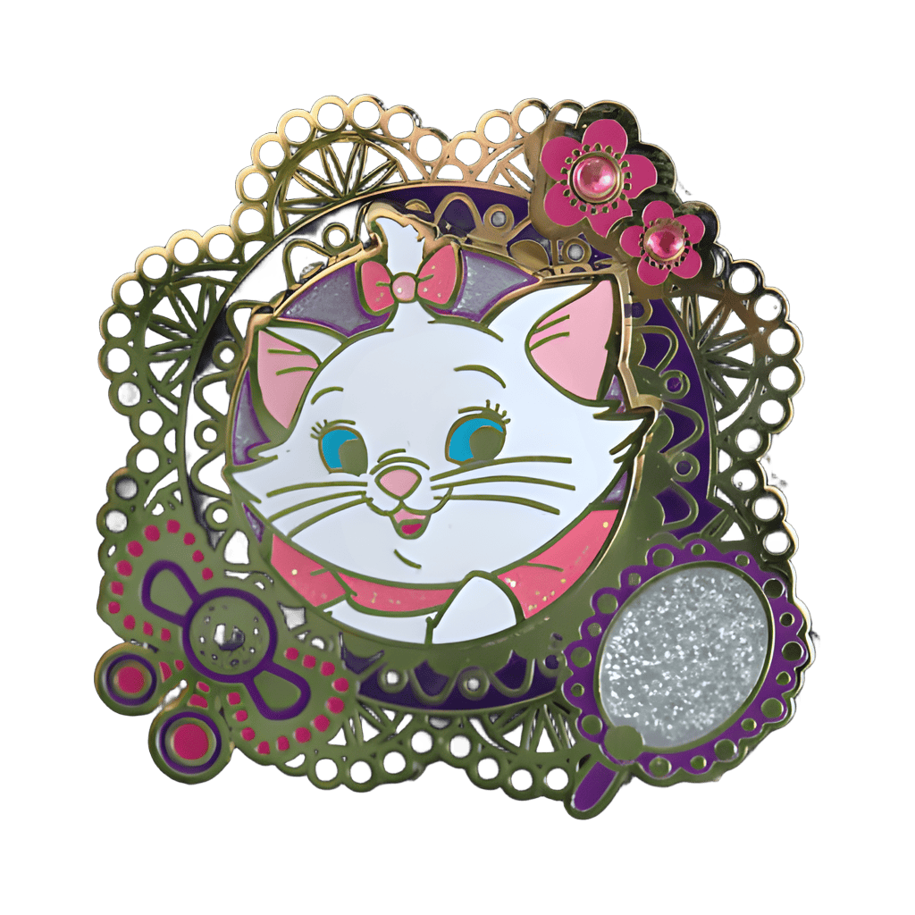 Marie Framed With Jewels Disney pin