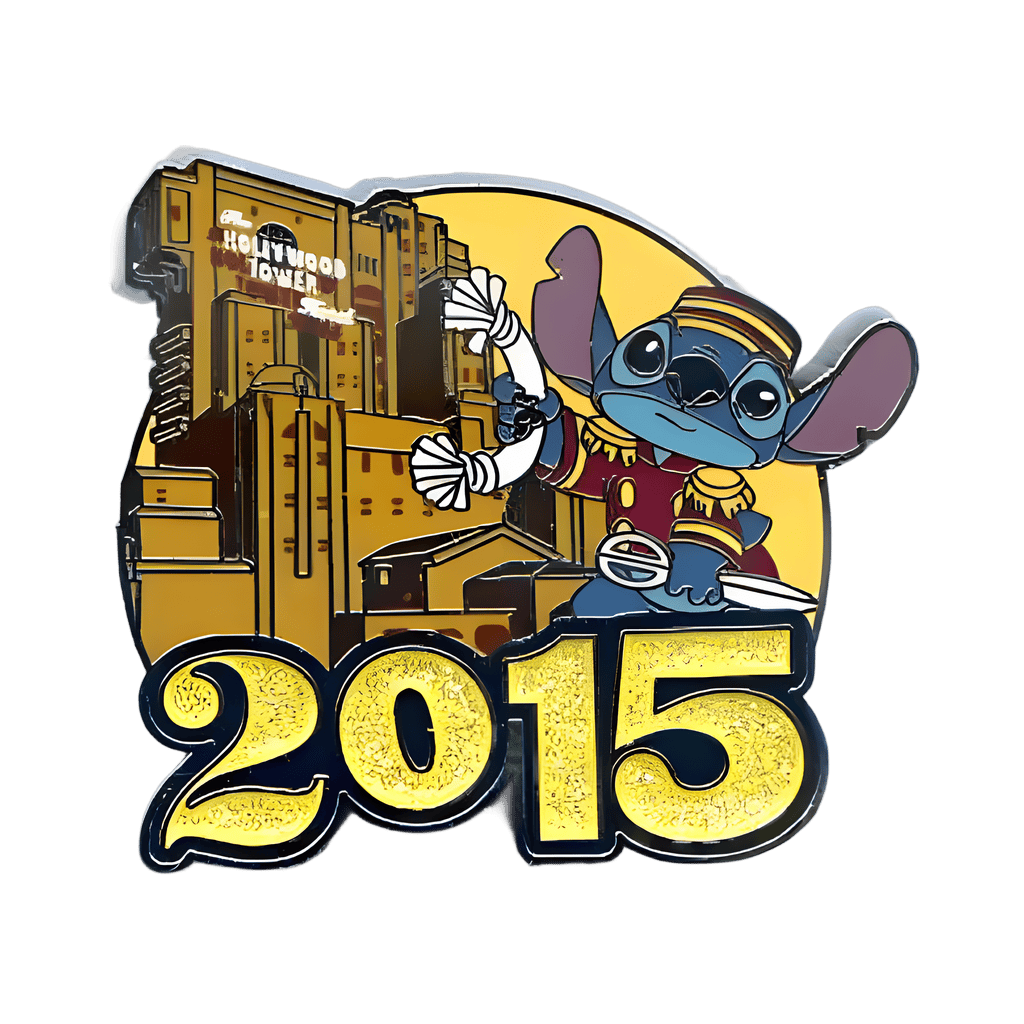 Bellhop Stitch at the Tower of Terror Disney pin