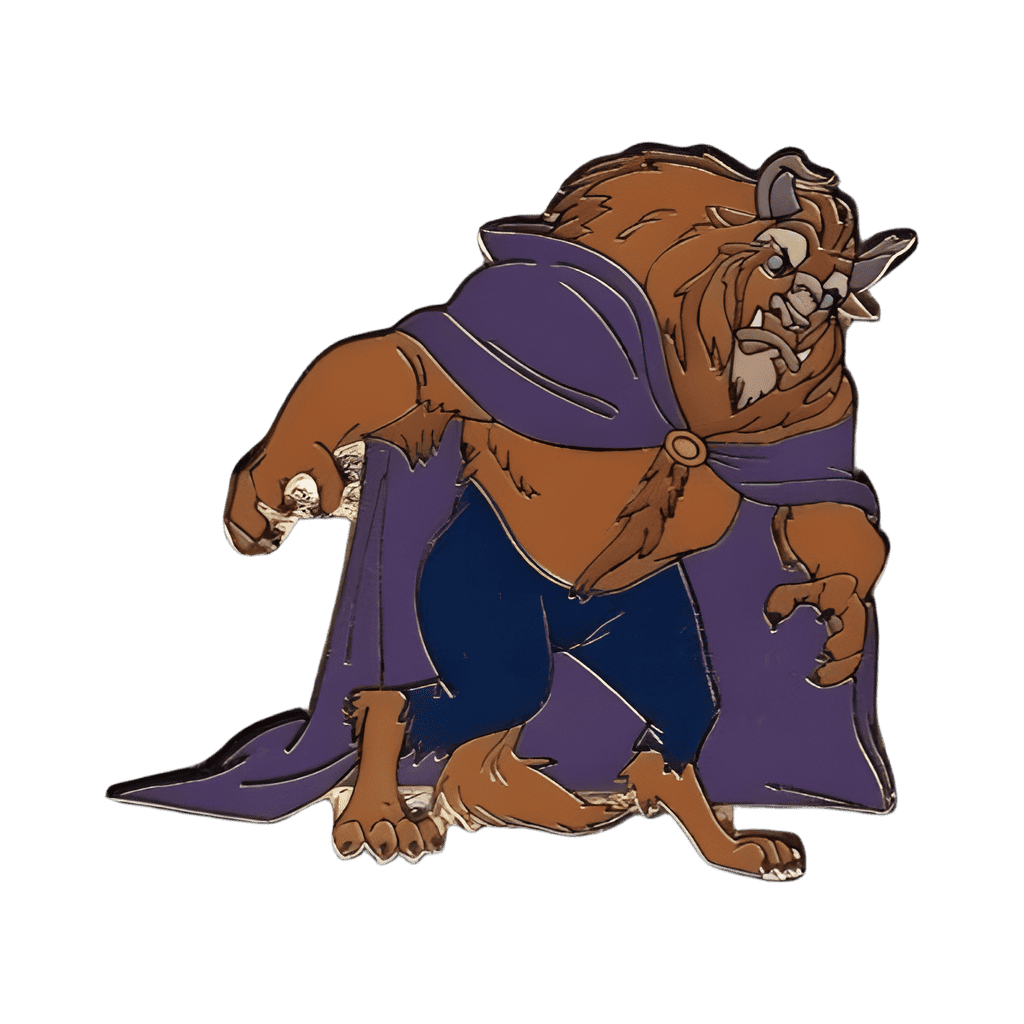 Beast with cape Disney pin