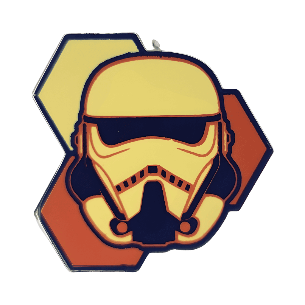 Stormtrooper on Hexagons Disney pin