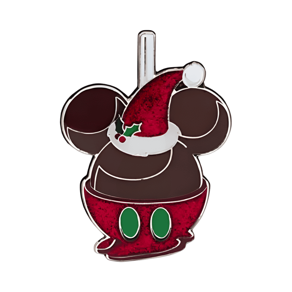 Santa Mickey Apple Disney pin