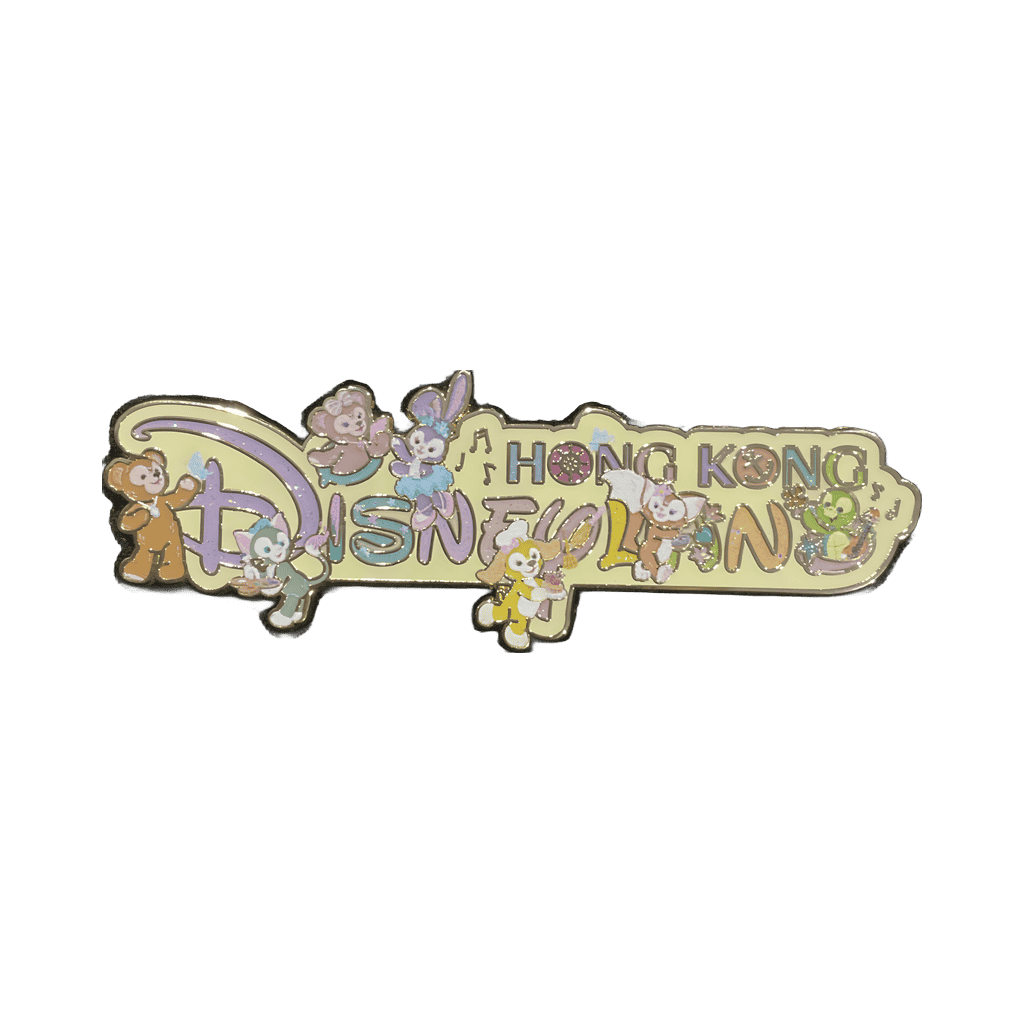 HKDL Duffy and Friends Logo 2025 Disney pin