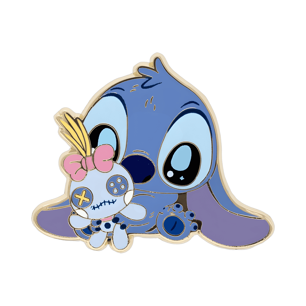 Stitch with Scrump Disney pin