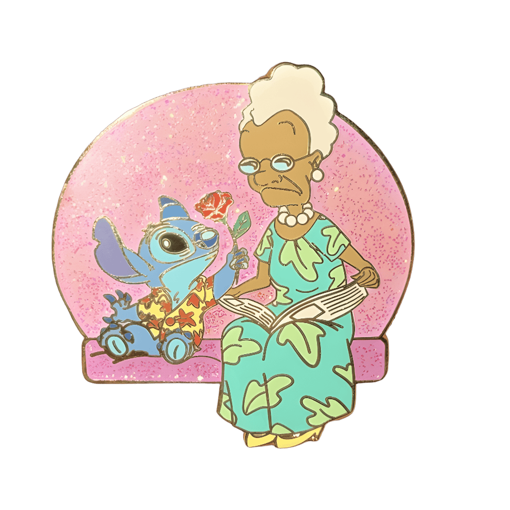 Stitch &Elderly Woman Disney pin
