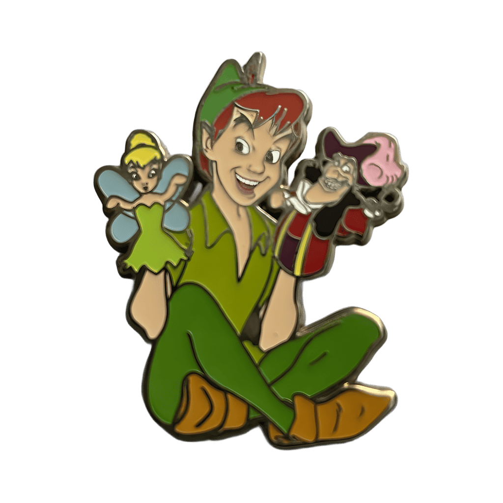 Peter Pan with Captain Hook and Tinker Bell Disney pin