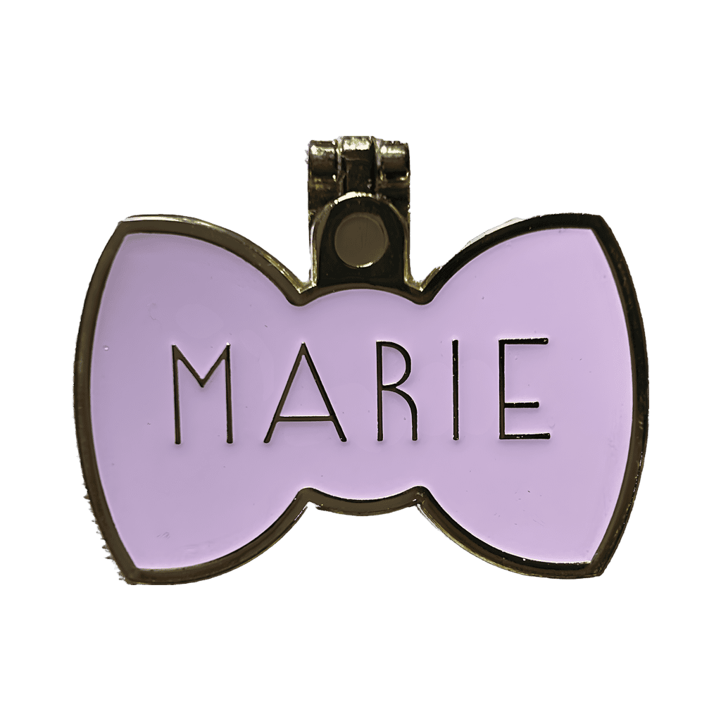 Marie Bow Tag Disney pin