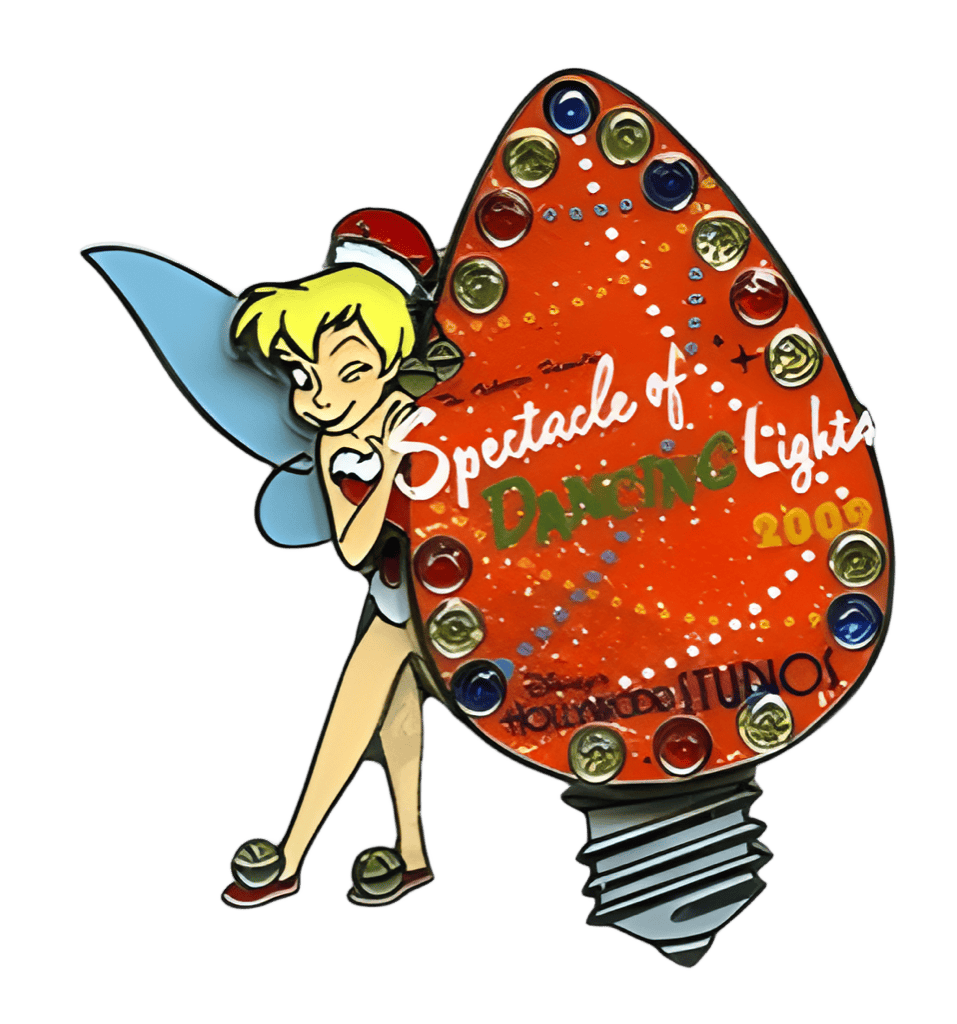 2009 - Tinker Bell and Christmas Lightbulb Disney pin