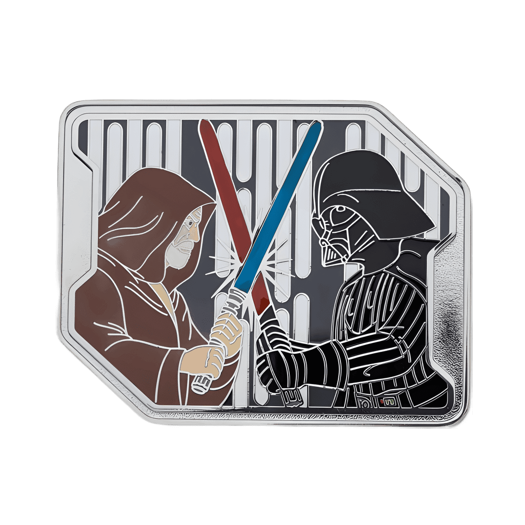 Obi Wan and Darth Vader Lightsaber Battle Disney pin