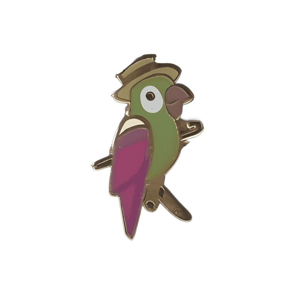 Stylized Juan Disney pin