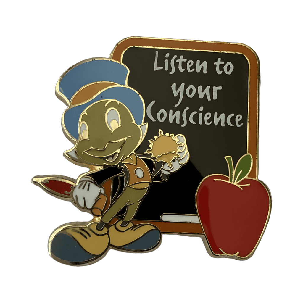 Jiminy Cricket Disney pin