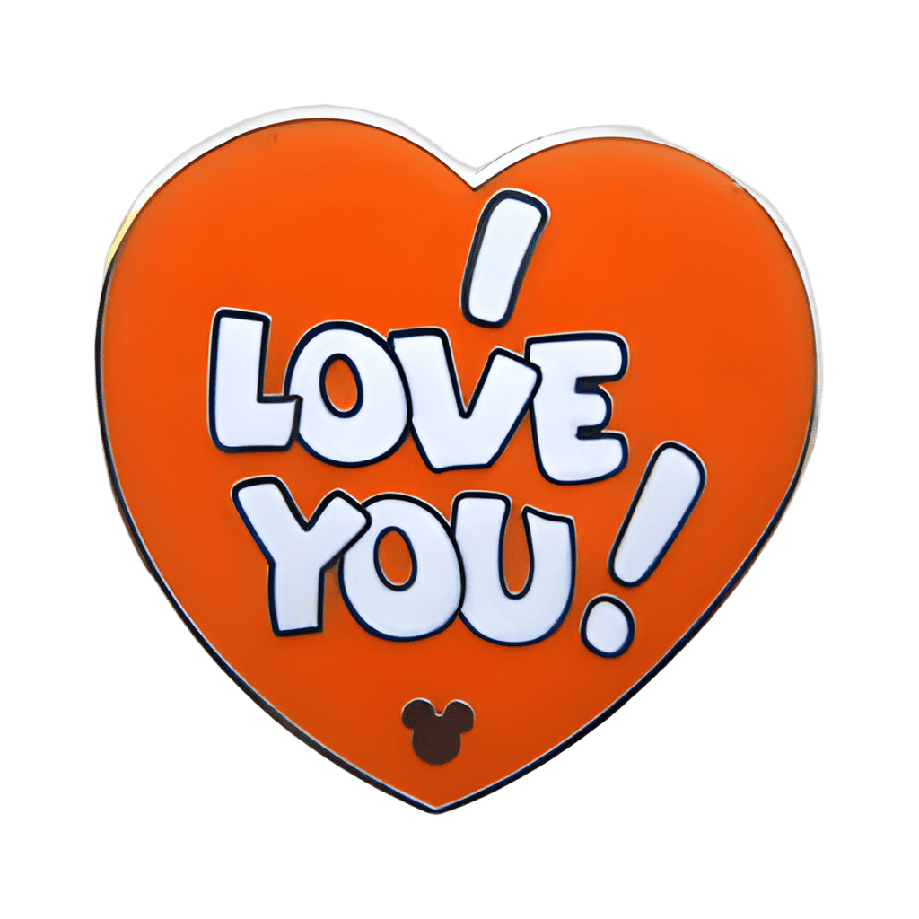I Love You Completer Disney pin
