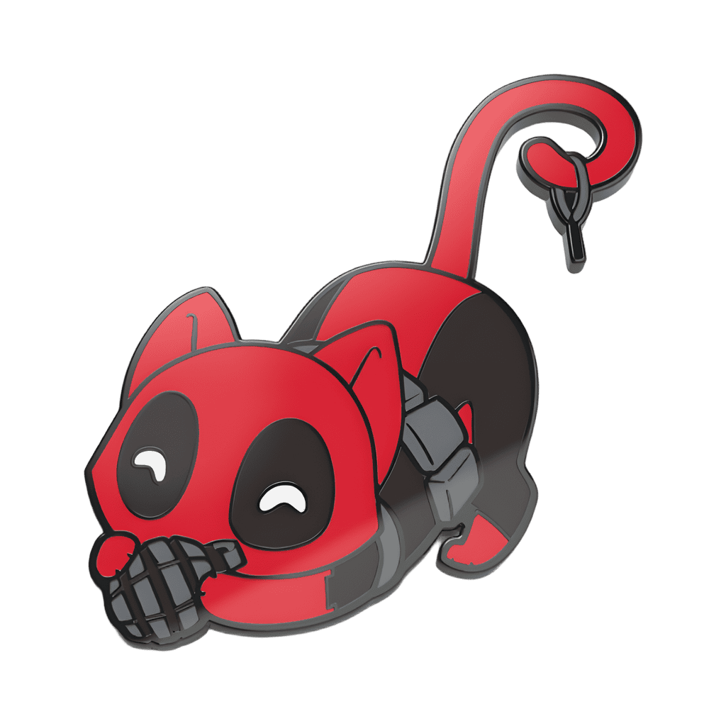 Deadpool Catpool Disney pin